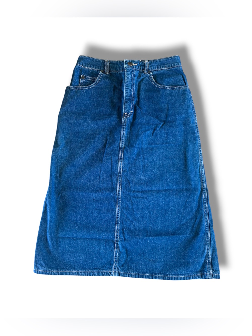 [Calvin Klein] VTG 80s Denim Skirt